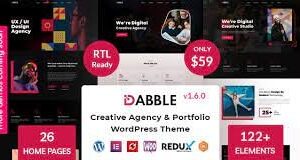 Dabble – Creative Agency & Portfolio WordPress Theme