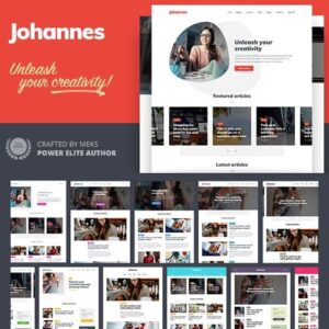 Johannes - Personal Blog Theme for Authors and Publishers